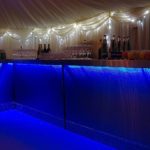 Marquee Hire With Bar And LED Lighting