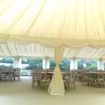 Marquee Hire With Pillar Style Entrance