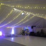 Winter Wedding Themed Marquee Hire With Dance Floor