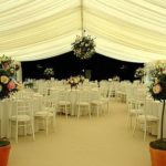 floral wedding marquee theme