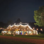 Sailcloth Celeste Pole Marquee night lights